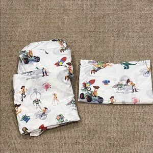 PB Kids Toy Story Organic Twin Bed Sheet Set